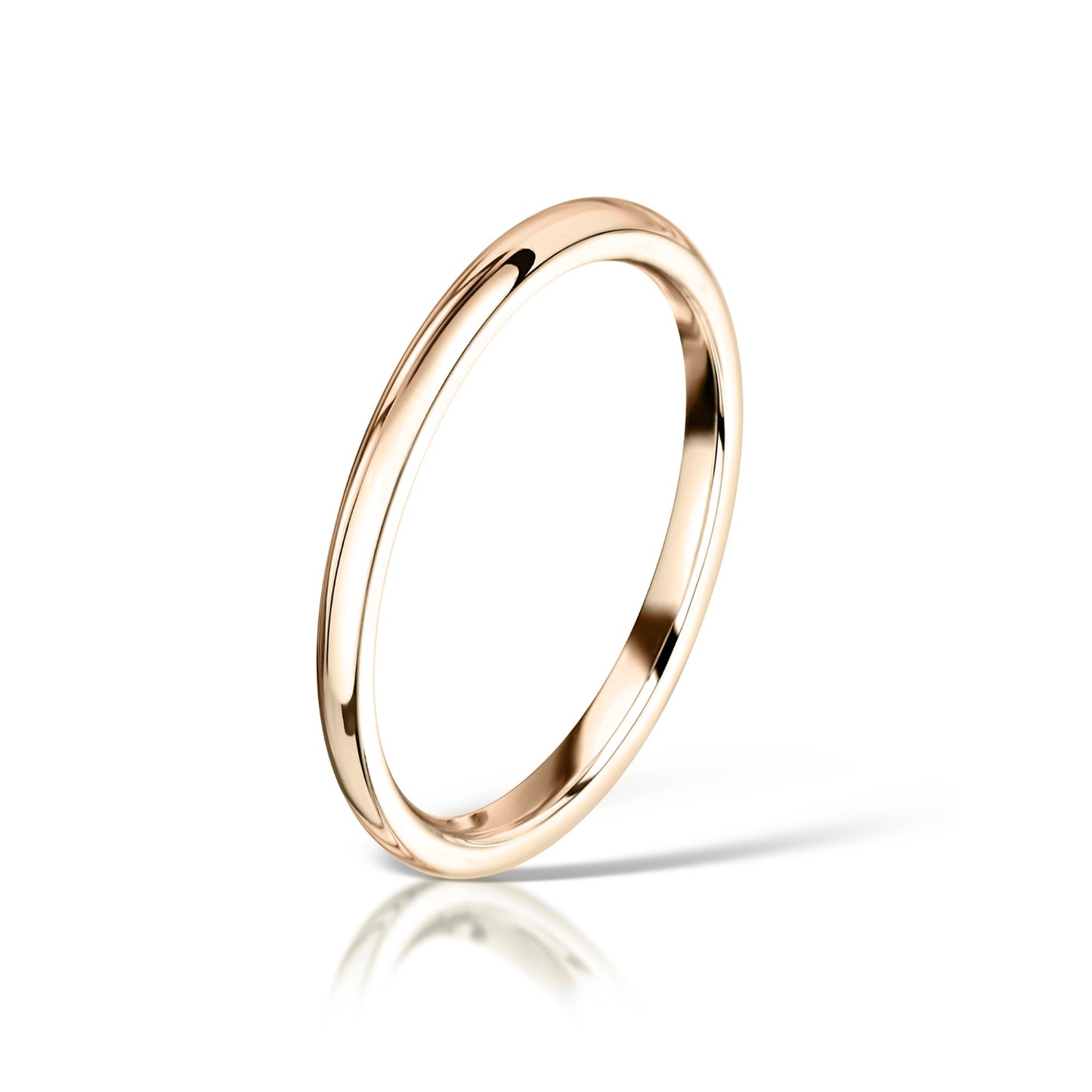 1.5mm Rose Gold Wedding Band