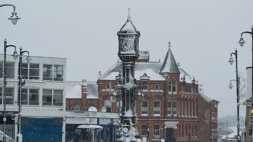 The Clock Tower In The Jewellery Quarter Birmingham 