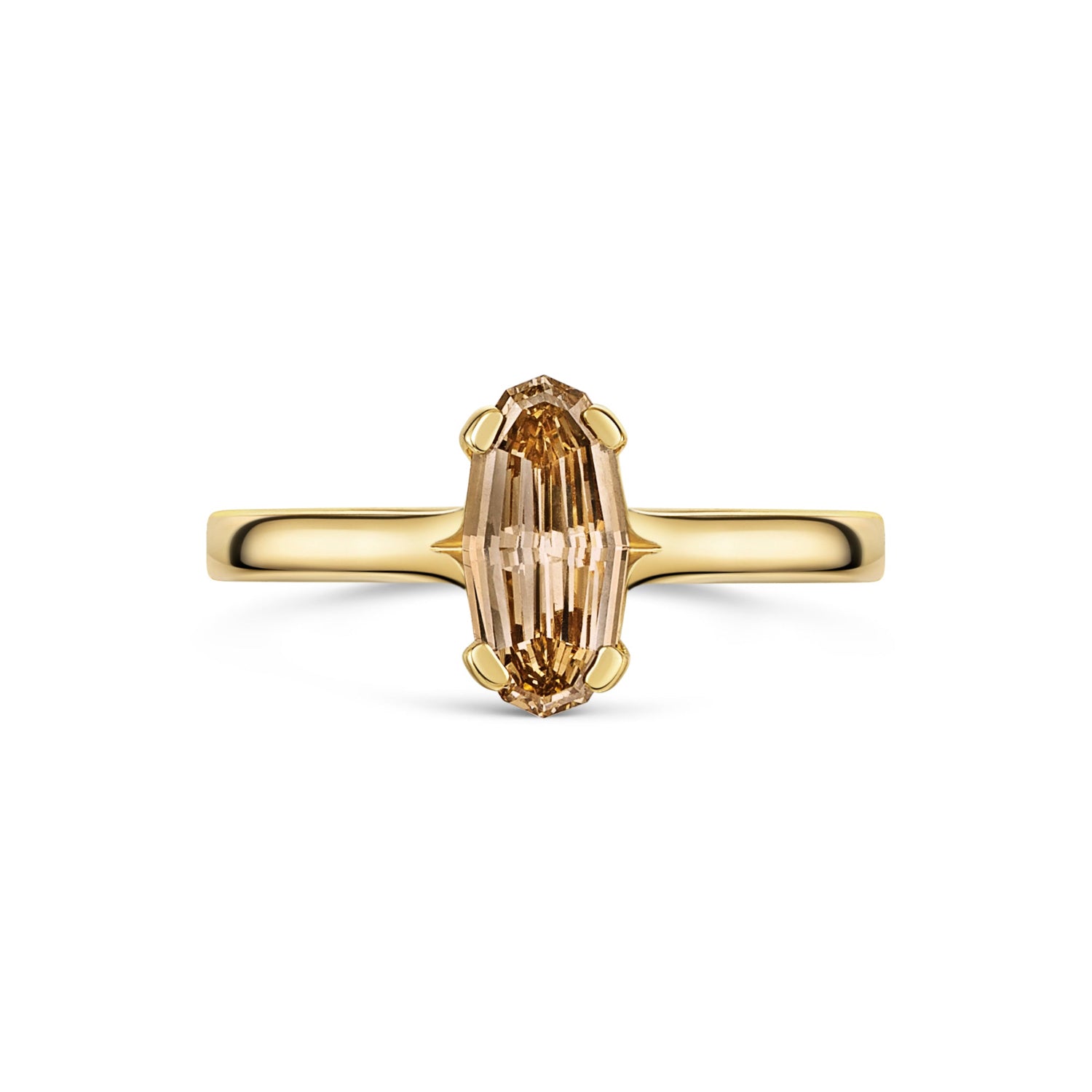 Brown Diamond Rings | Champagne & Cognac Diamonds UK | Poppy Elder Fine ...