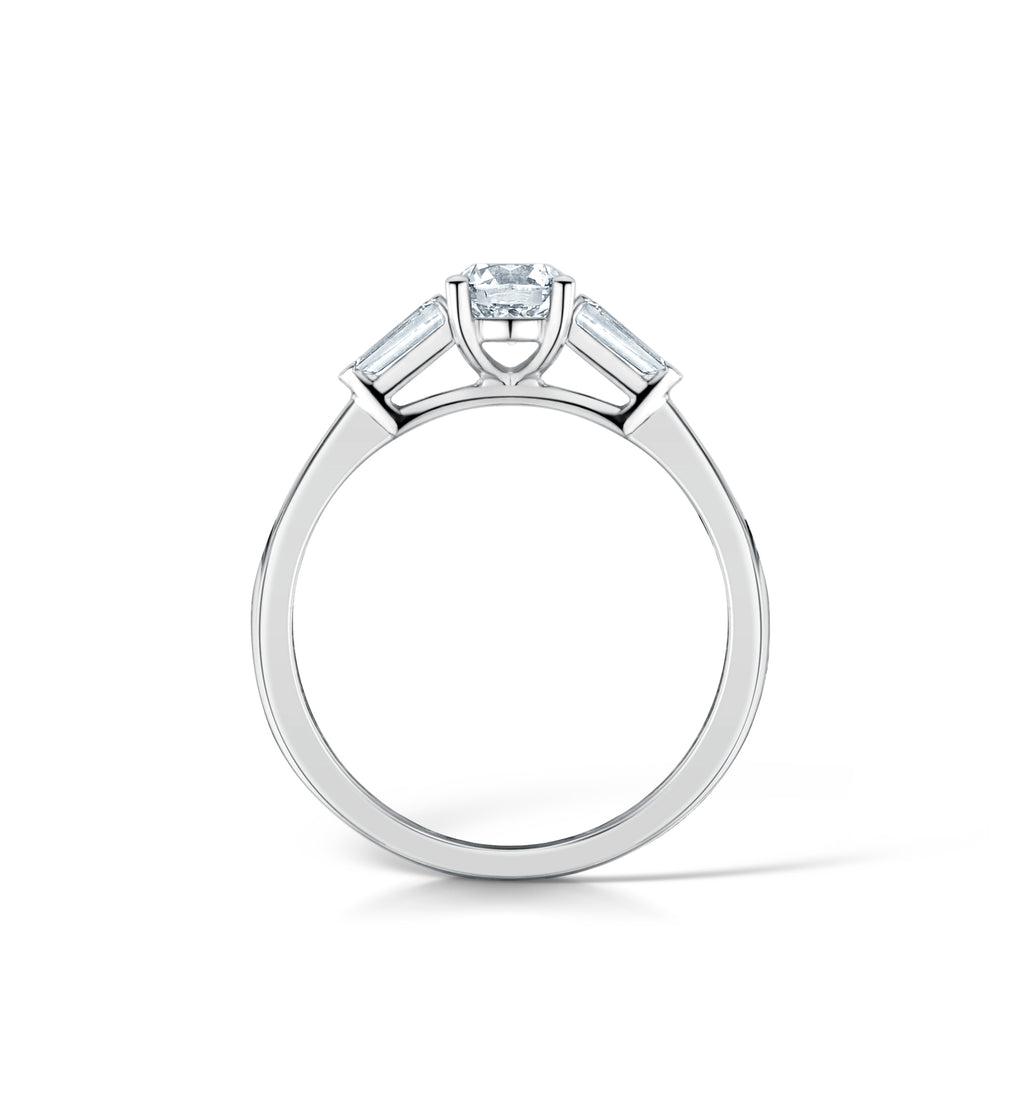 Art Deco Diamond Trilogy Ring