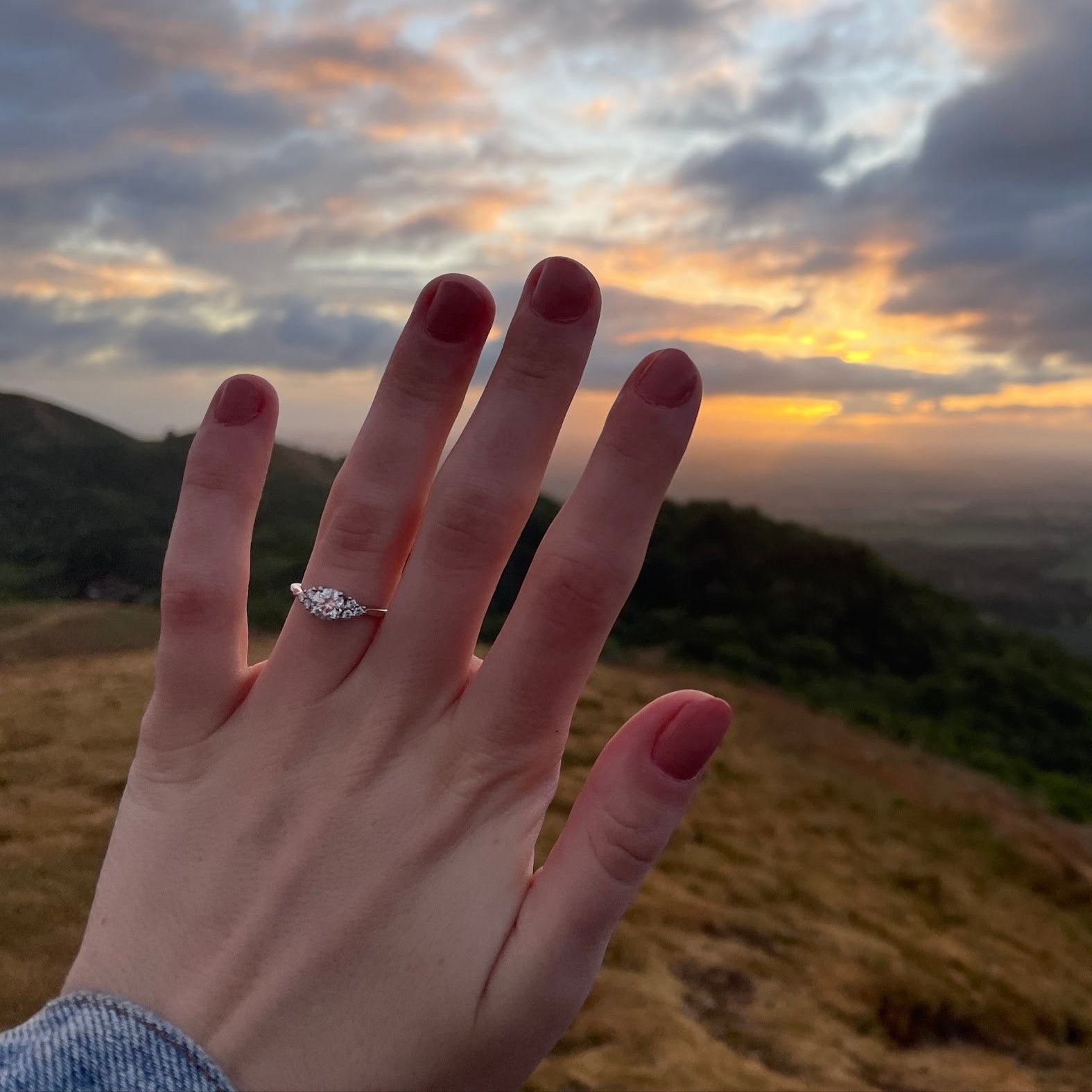 Bespoke Engagement Ring Proposal Photo