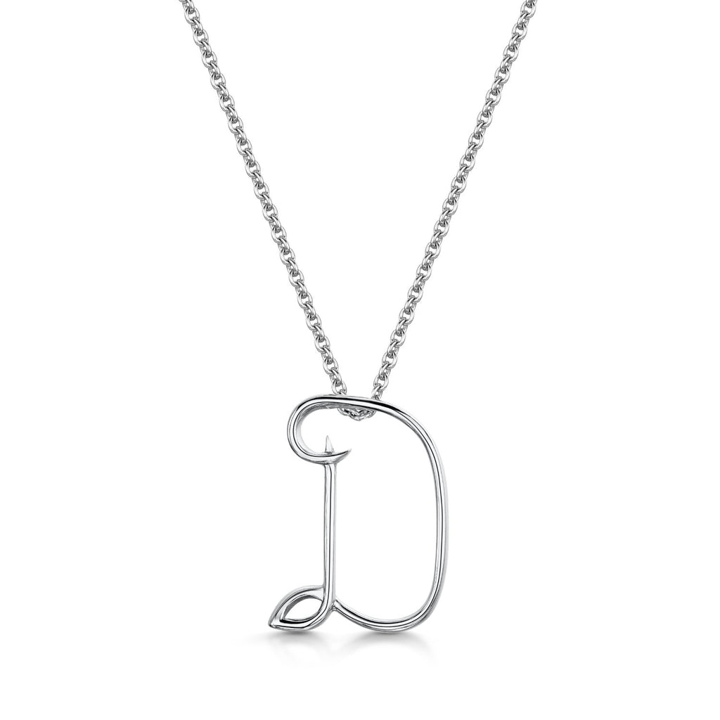 Letter D Initial Pendant & Chain