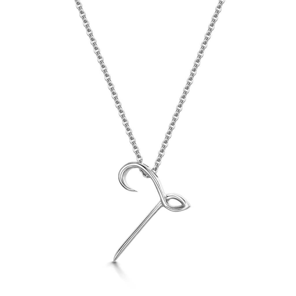 Letter T Initial Pendant & Chain