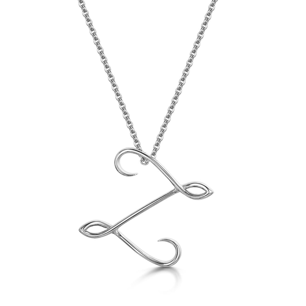 Letter Z Initial Pendant & Chain