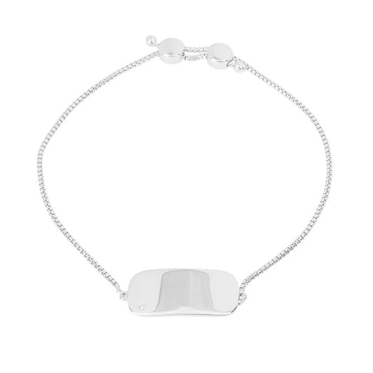 Childrens Silver Adjustable Bracelet