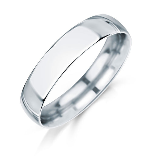 Mens Classic Platinum Wedding Ring