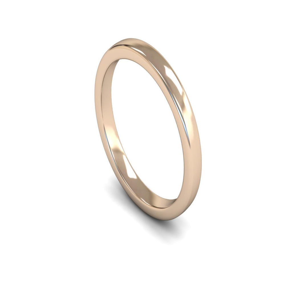 Ladies 18ct Rose Gold Engagement Ring Match Wedding Ring