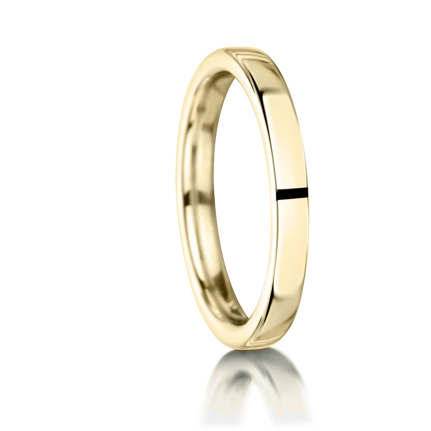 Ladies Fairtrade 18ct Yellow Gold Wedding Band