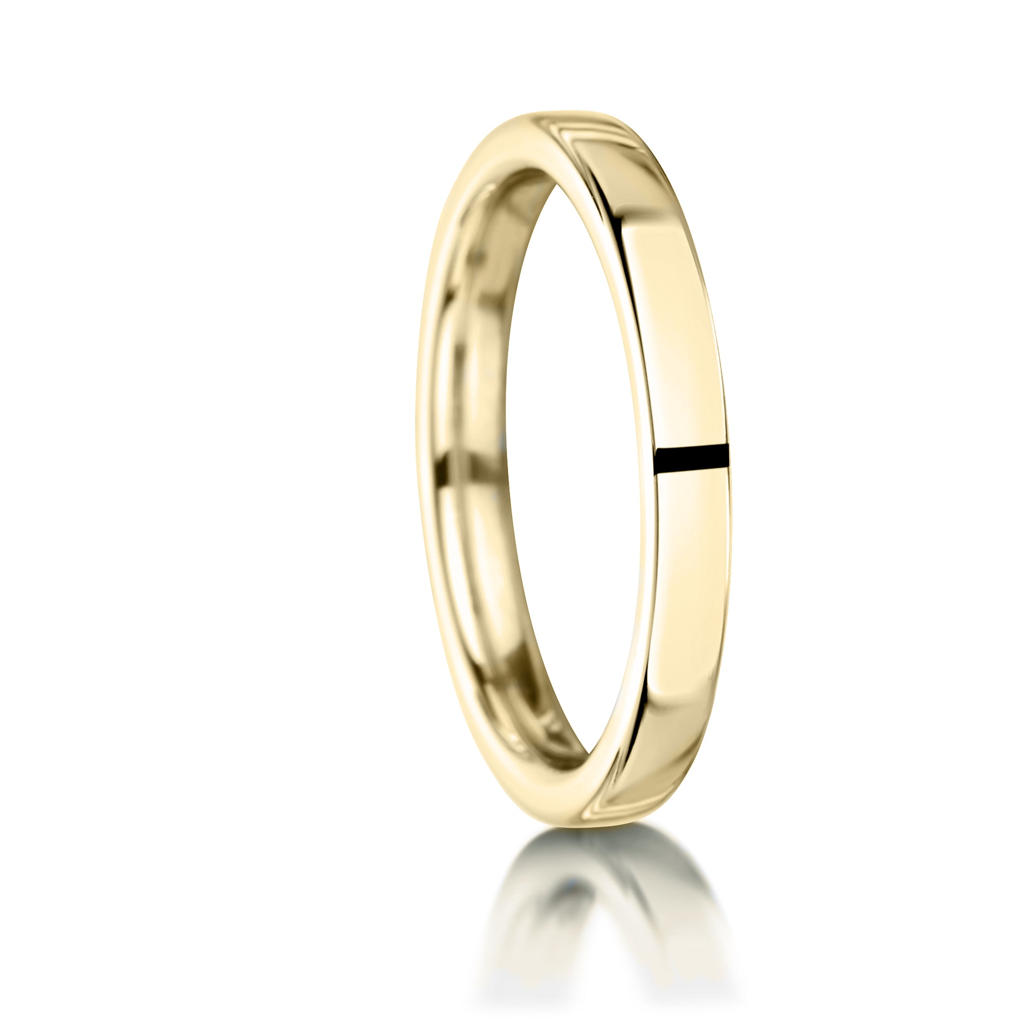 Ladies Fairtrade 18ct Yellow Gold Wedding Band