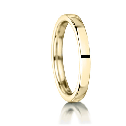 Ladies Fairtrade 18ct Yellow Gold Wedding Band