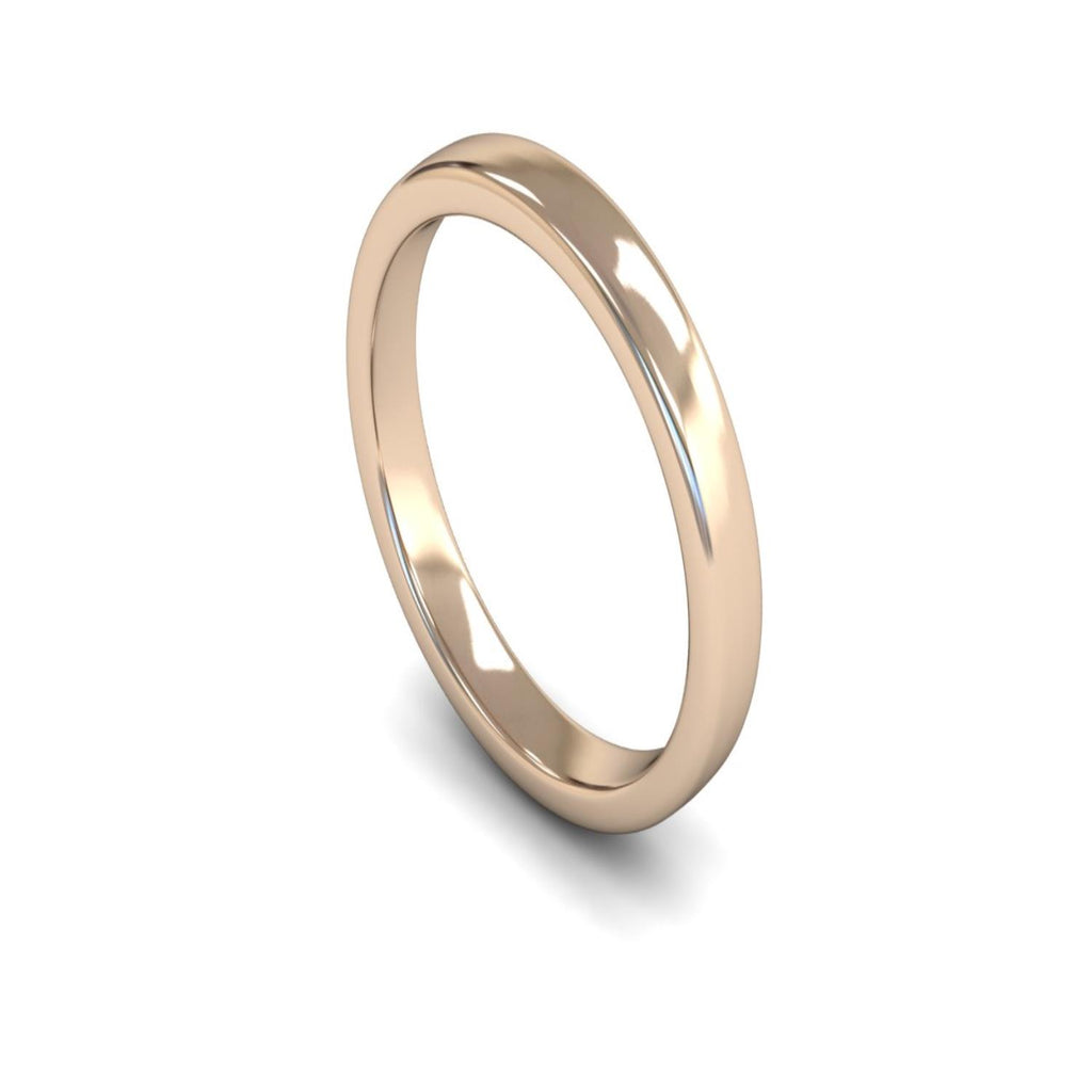 Ladies 18ct Rose Gold Engagement Ring Match Wedding Ring