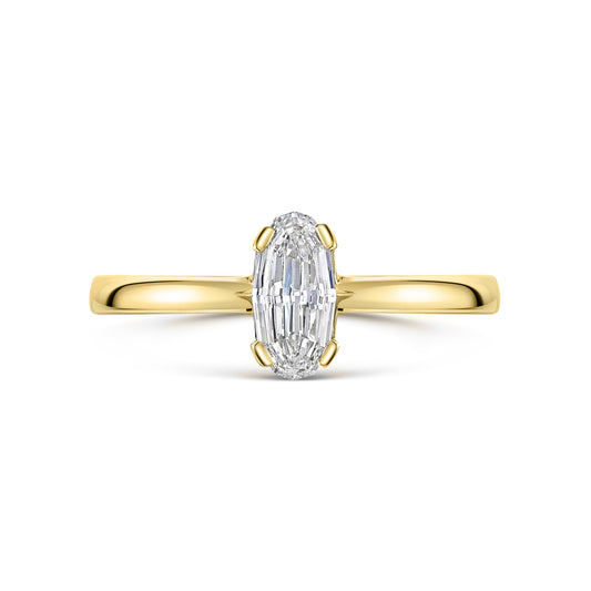 Signature Solitaire Engagement Ring in Yellow Gold