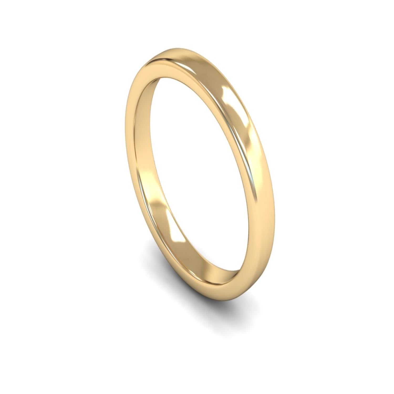 ladies yellow gold engagement match wedding ring - 3mm 3d render on white background