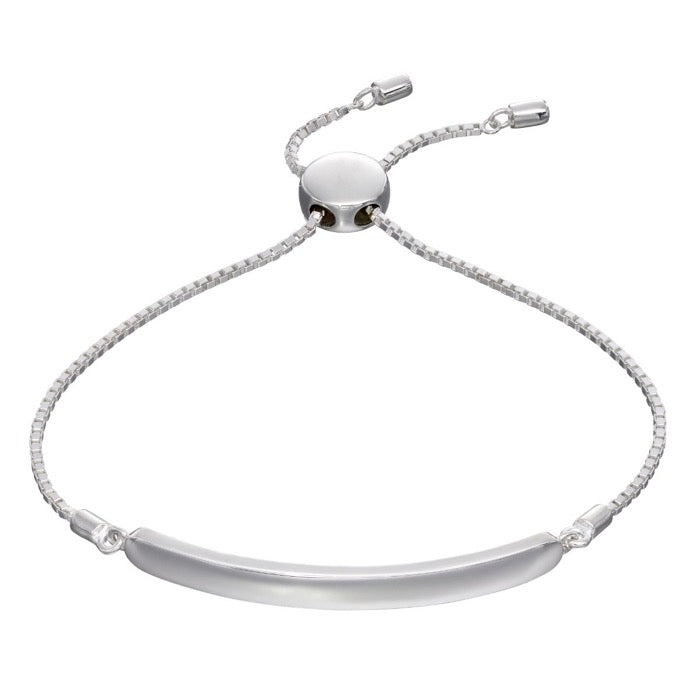 Children Silver Adjustable Bracelet