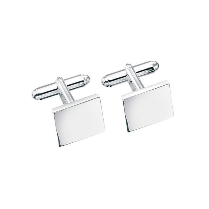 Square Sterling Silver Cufflinks