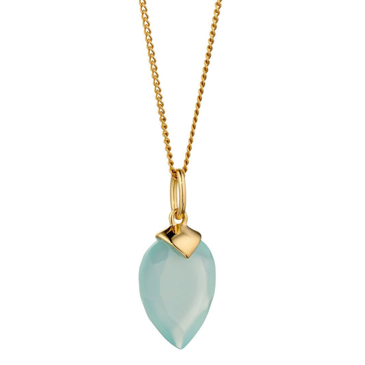 Yellow Gold Birthstone Necklace